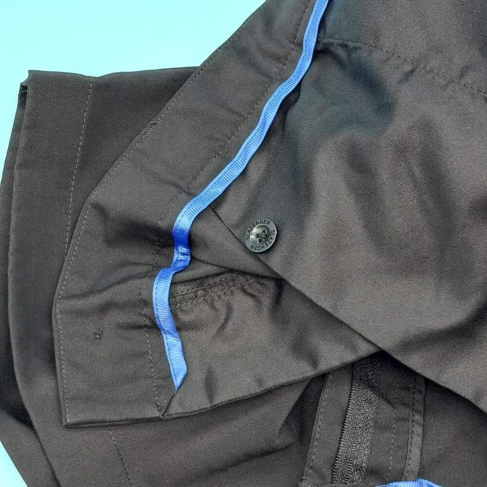 Men's Slazenger Black‎ Dress Golf Shorts Polyester Spandex Flat Front Si… - Picture 9 of 13